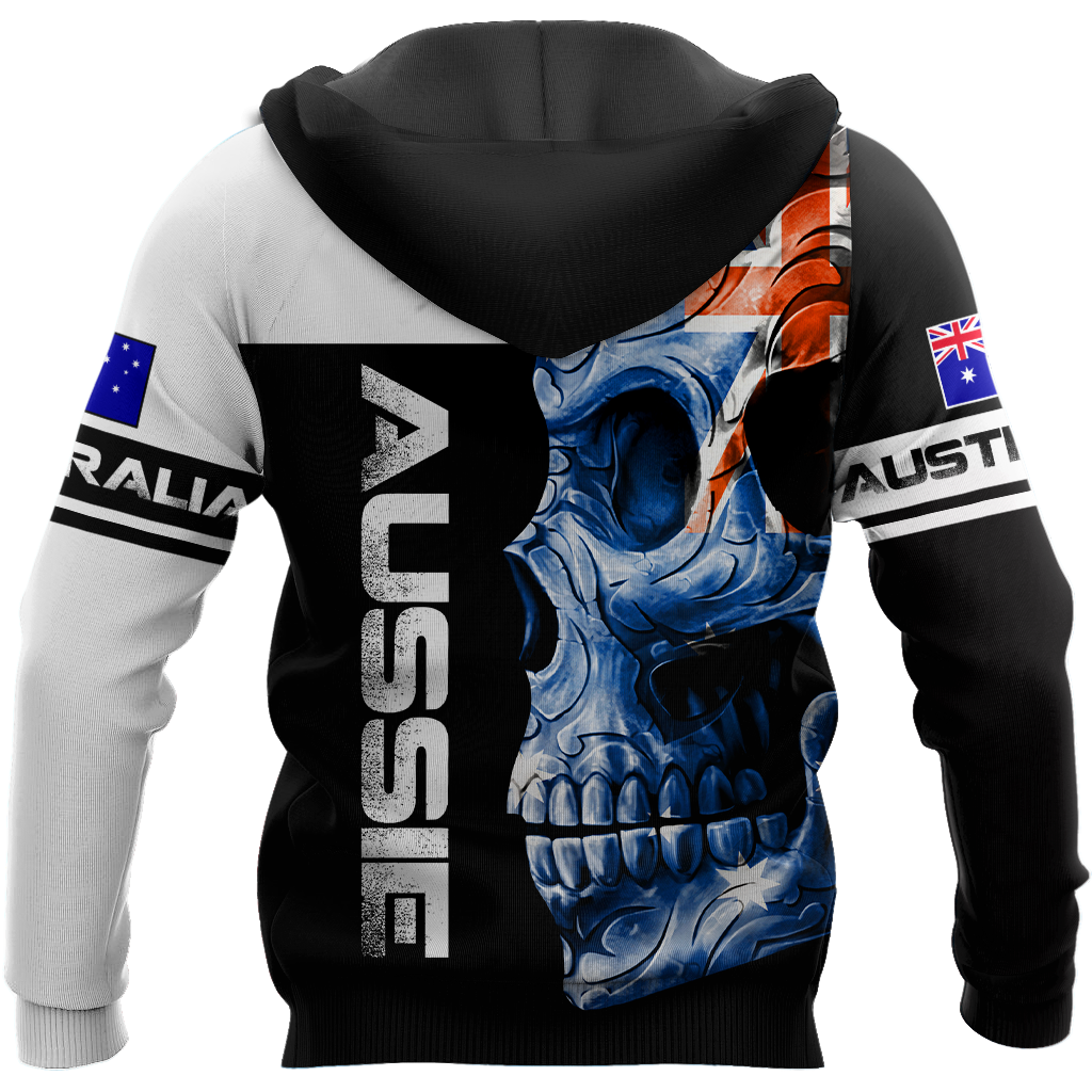 Premium Australian Army Skull 3D Printed Unisex Shirts TN