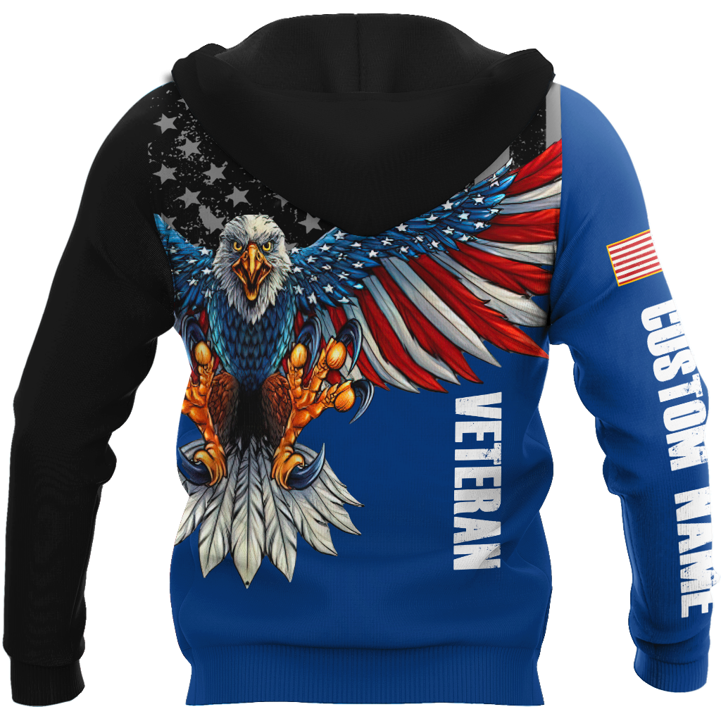 Custom name US Navy Veteran Eagle 3d printed shirts Proud Military MH200521032