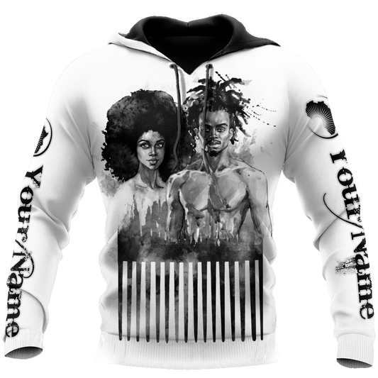 African American Persionalized Your Name 3D All Over Printed Shirts JJ20052103 KT