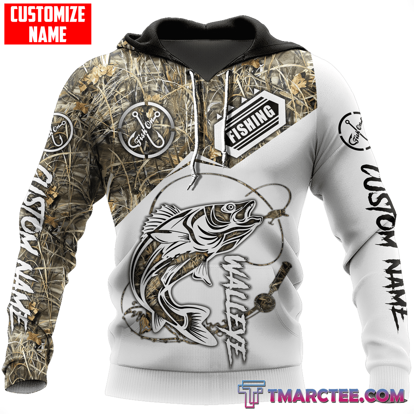 Custom name Walleye fishing Realtree fishing shirts for men and women DD20102106
