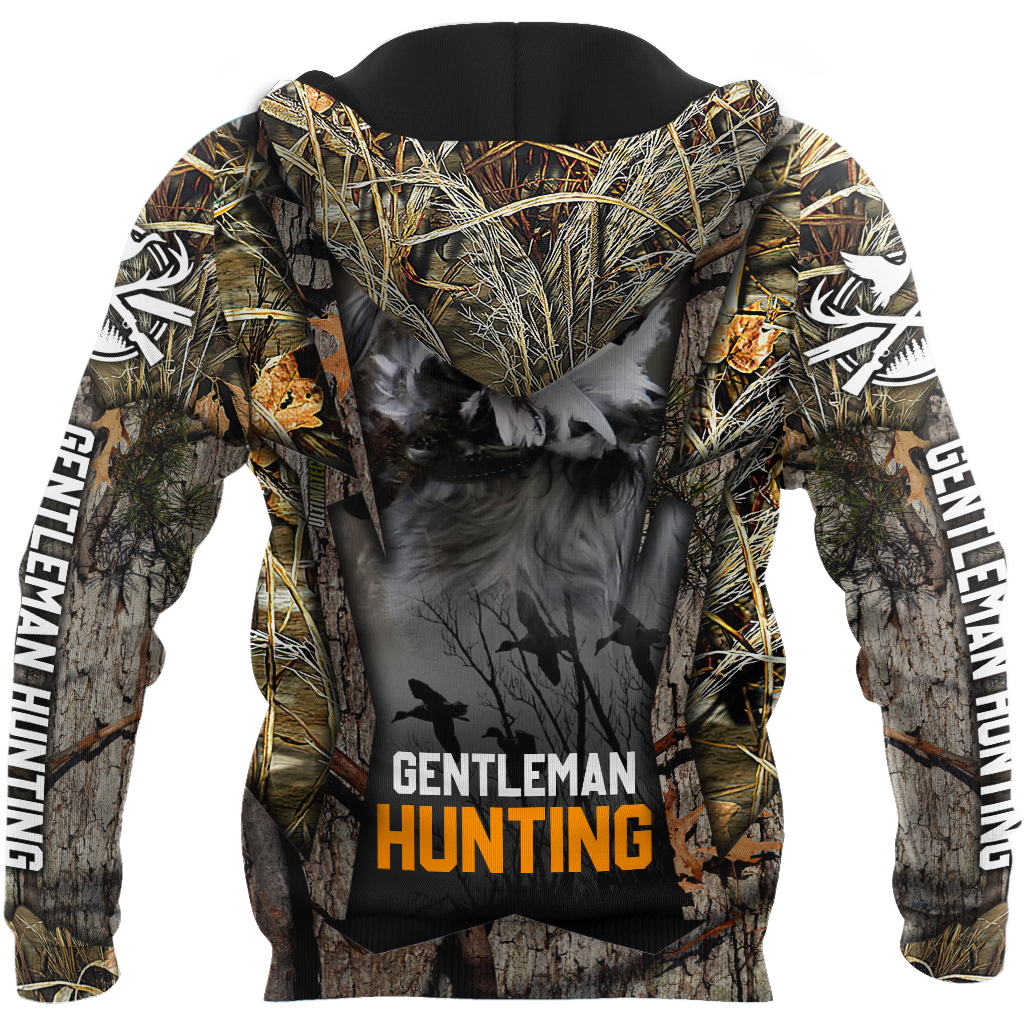 Hunting Dog 3D Over Printed Unisex Deluxe Hoodie ML