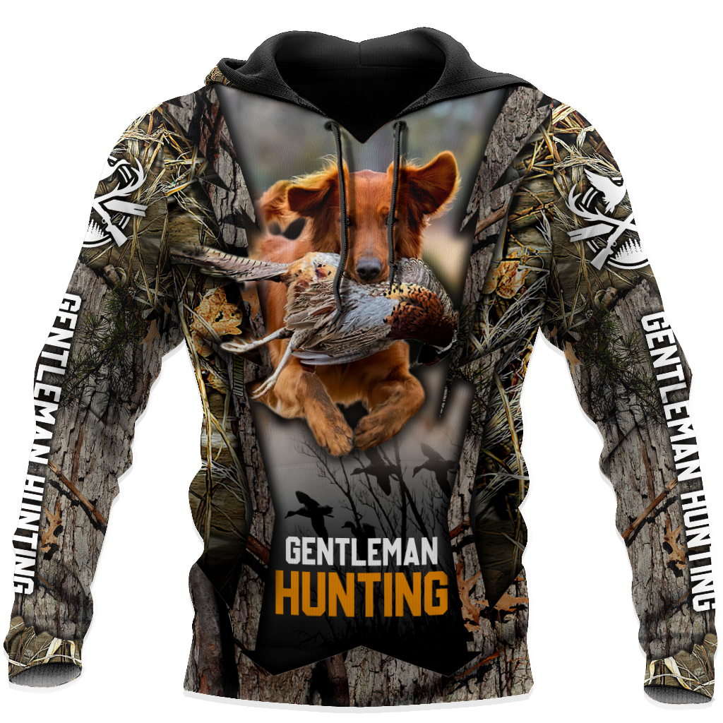 Deer Hunting 3D Over Printed Unisex Deluxe Hoodie ML VP20112005