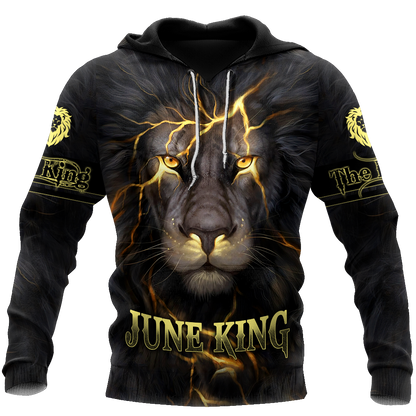 June Lion 3D All Over Printed Unisex Hoodie