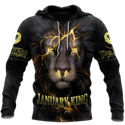 January Lion 3D All Over Printed Unisex Shirts Pi21012113