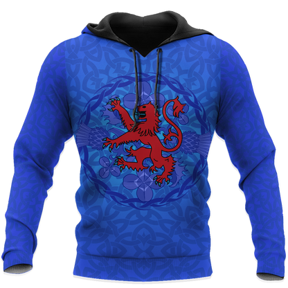 Premium Scotlish Lion 3D All Over Printed Unisex Shirts