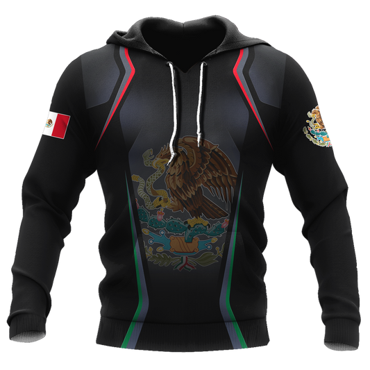 Persionalized Mexico 3D All Over Printed Hoodie