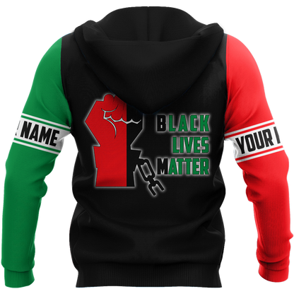African American Persionalized Your Name 3D All Over Printed Shirts JJ21052101 KT