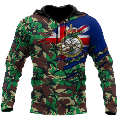 British Veteran 3D Printed shirts