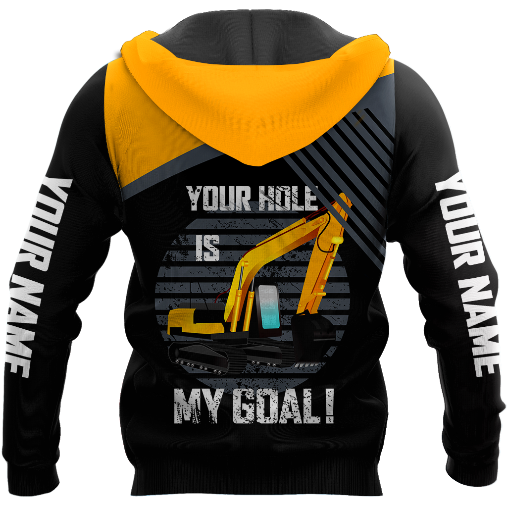 Custom Name XT Excavator 3D Printed shirts
