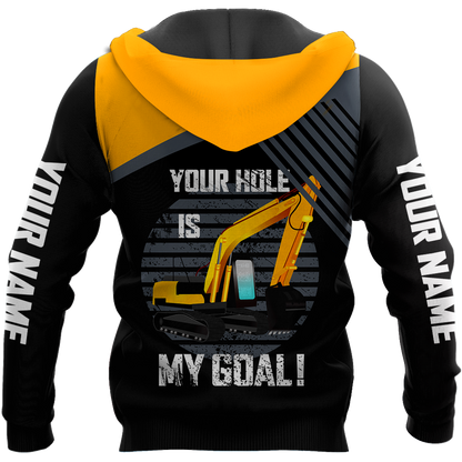Custom Name XT Excavator 3D Printed shirts