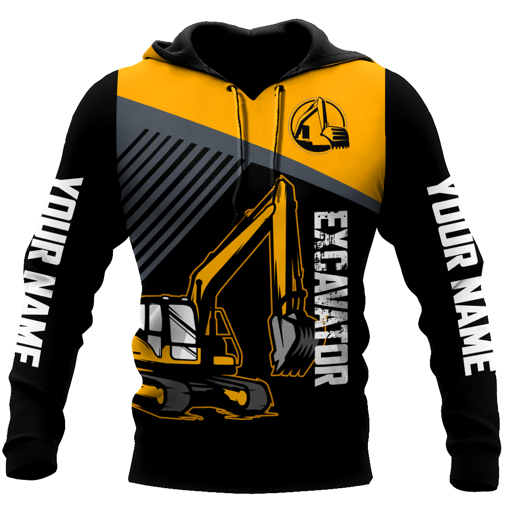 Custom Name XT Excavator 3D Printed shirts