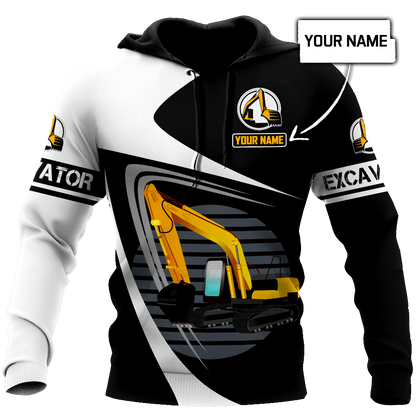 Custom Name XT Excavator 3D Printed shirts