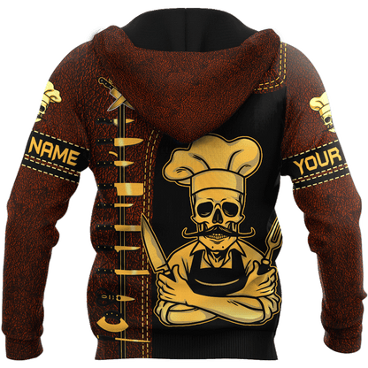 Custom Name Master Chef 3D All Over Printed Unisex Shirts