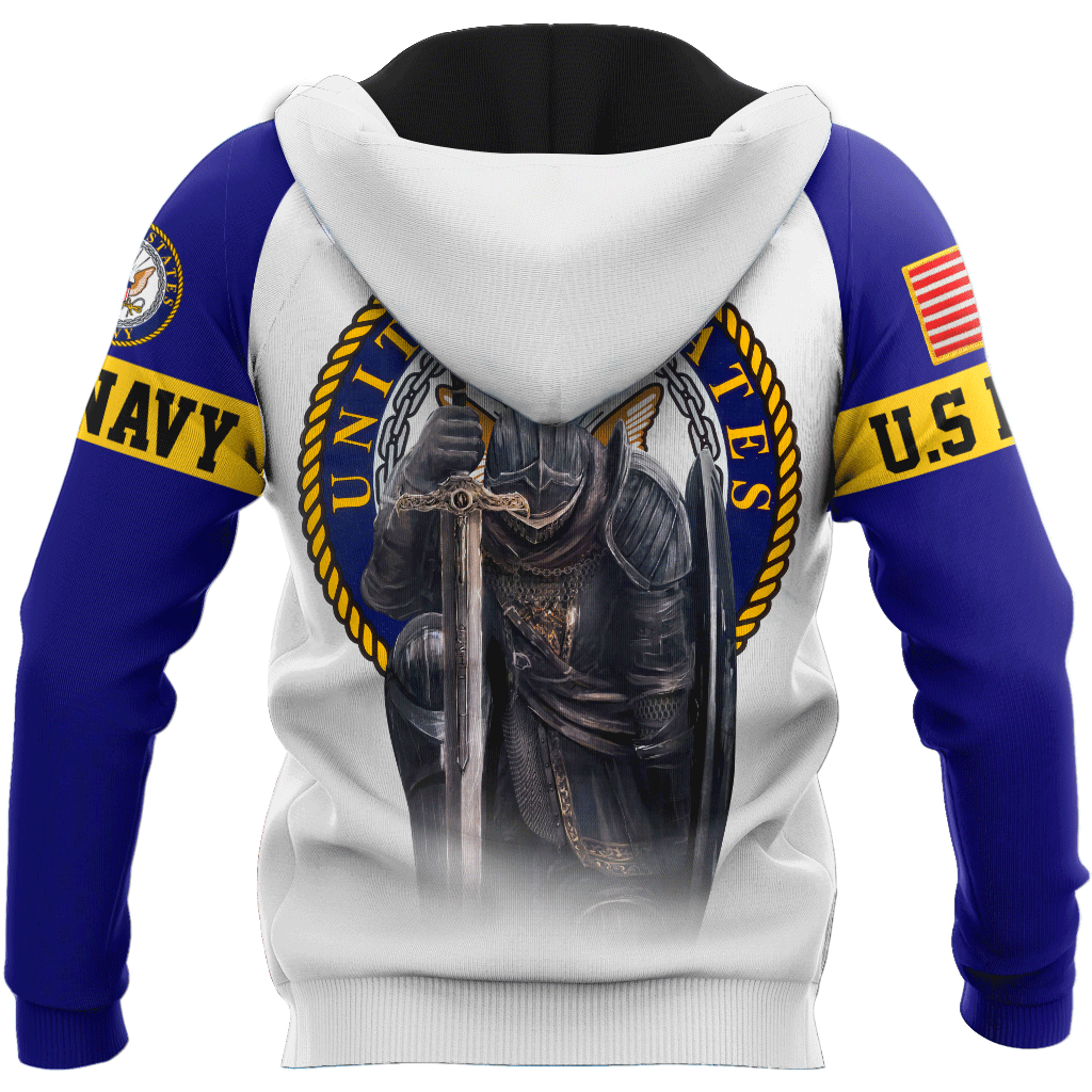 Customized name US Navy 3D All Over Printed Unisex Shirts