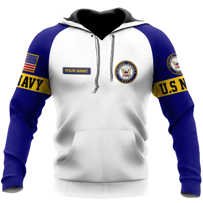 Customized name US Navy 3D All Over Printed Unisex Shirts