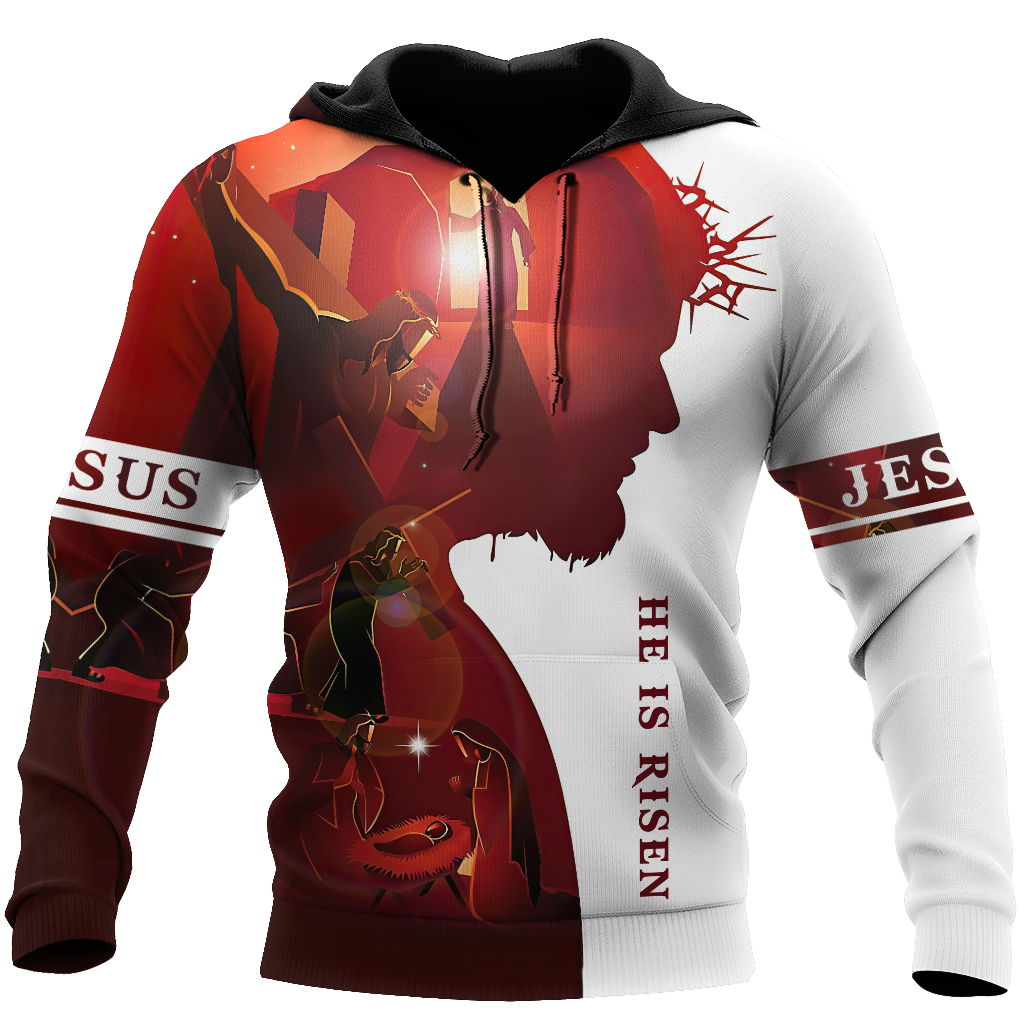 Premium Christian Jesus Easter 3D All Over Printed Unisex Shirts