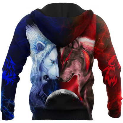 Wolf and Lion 3D All Over Printed Shirts For Men and Women