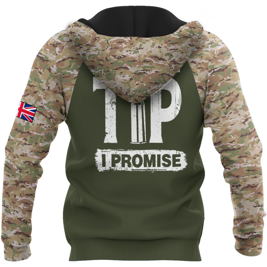 Custom name British Camo 3D Design print shirts