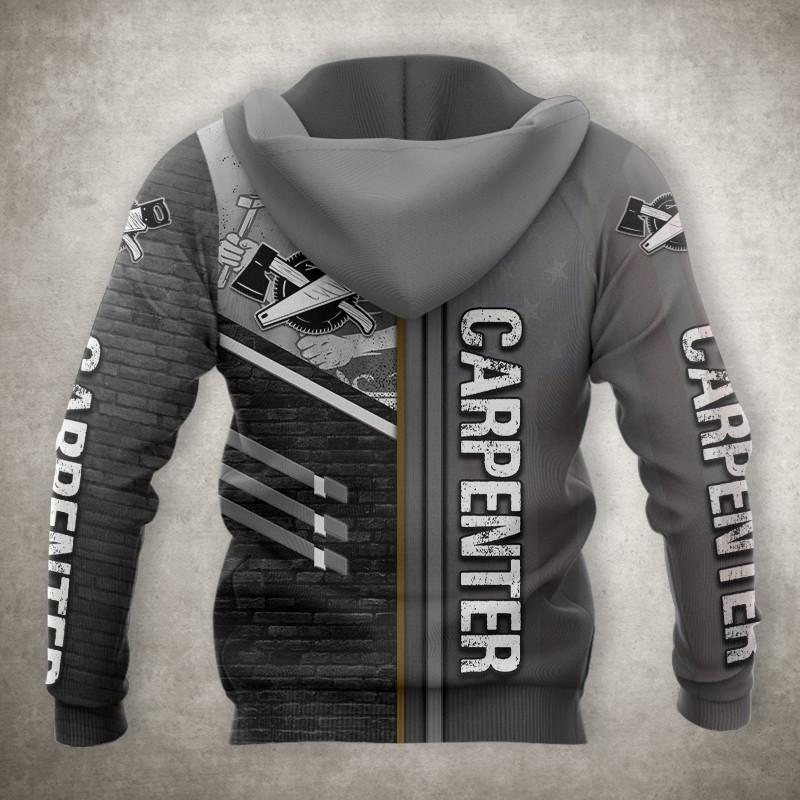 Premium Carpenter Custom Name 3D All Over Printed Unisex Shirts