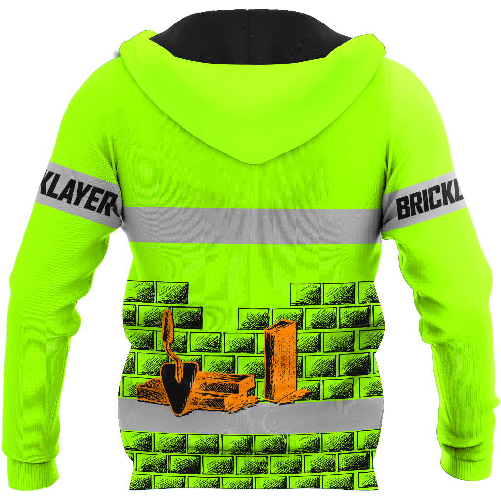 Premium Unisex Hoodie Customize Bricklayer Safety No8 ML