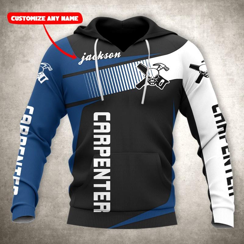 Premium Carpenter Custom Name 3D All Over Printed Unisex Shirts