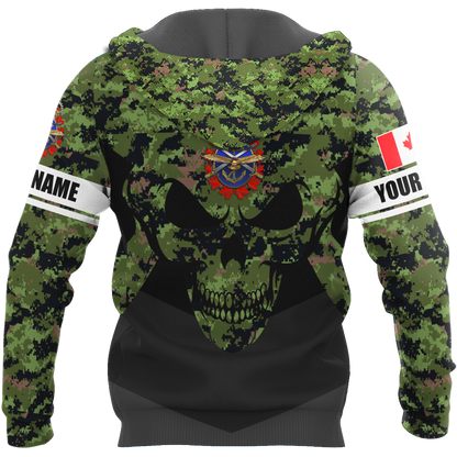 Personalized Name XT Canadian Armed Forces 3D Printed Clothes DA22032105