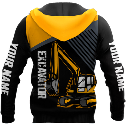 Custom Name XT Excavator 3D Printed shirts