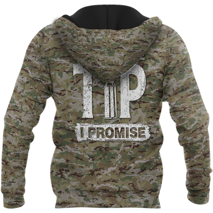 British Camo Just the tip I promise 3D Design Print Shirts