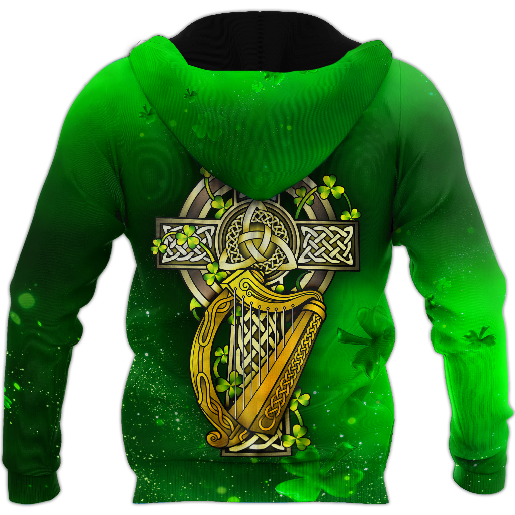 Premium Unisex Hoodie Personalize Irish St.Patrick Good Luck ML