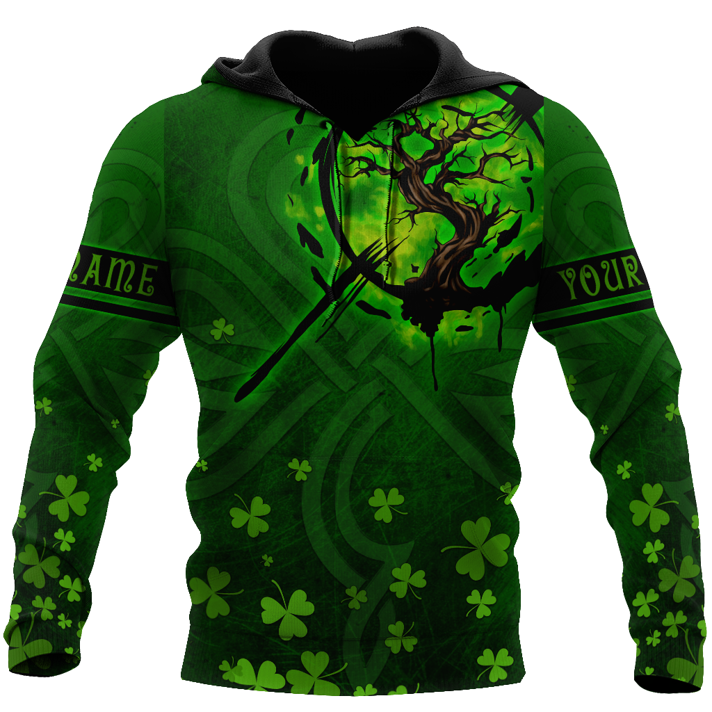 Premium Unisex Hoodie Irish St.Patrick Tree Of Life ML