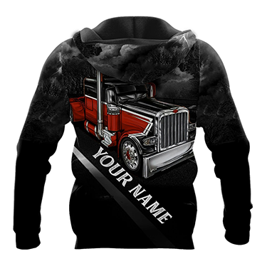 Premium Customized Name 3D All Over Printed Unisex Shirt For Trucker
