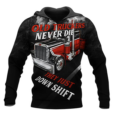 Premium Customized Name 3D All Over Printed Unisex Shirt For Trucker