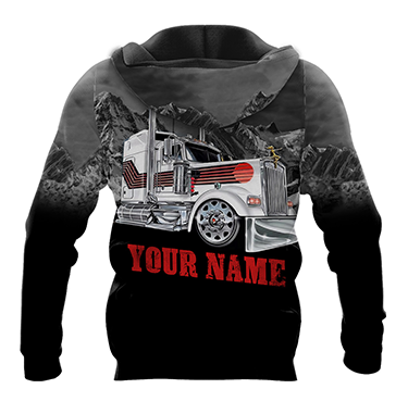 Premium Customized Name 3D All Over Printed Unisex Shirt For Trucker