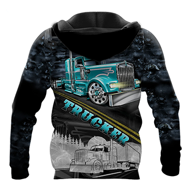 Premium Customized Name 3D All Over Printed Unisex Shirt For Trucker