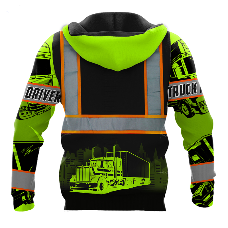 Premium Customized Name 3D All Over Printed Unisex Shirt For Trucker