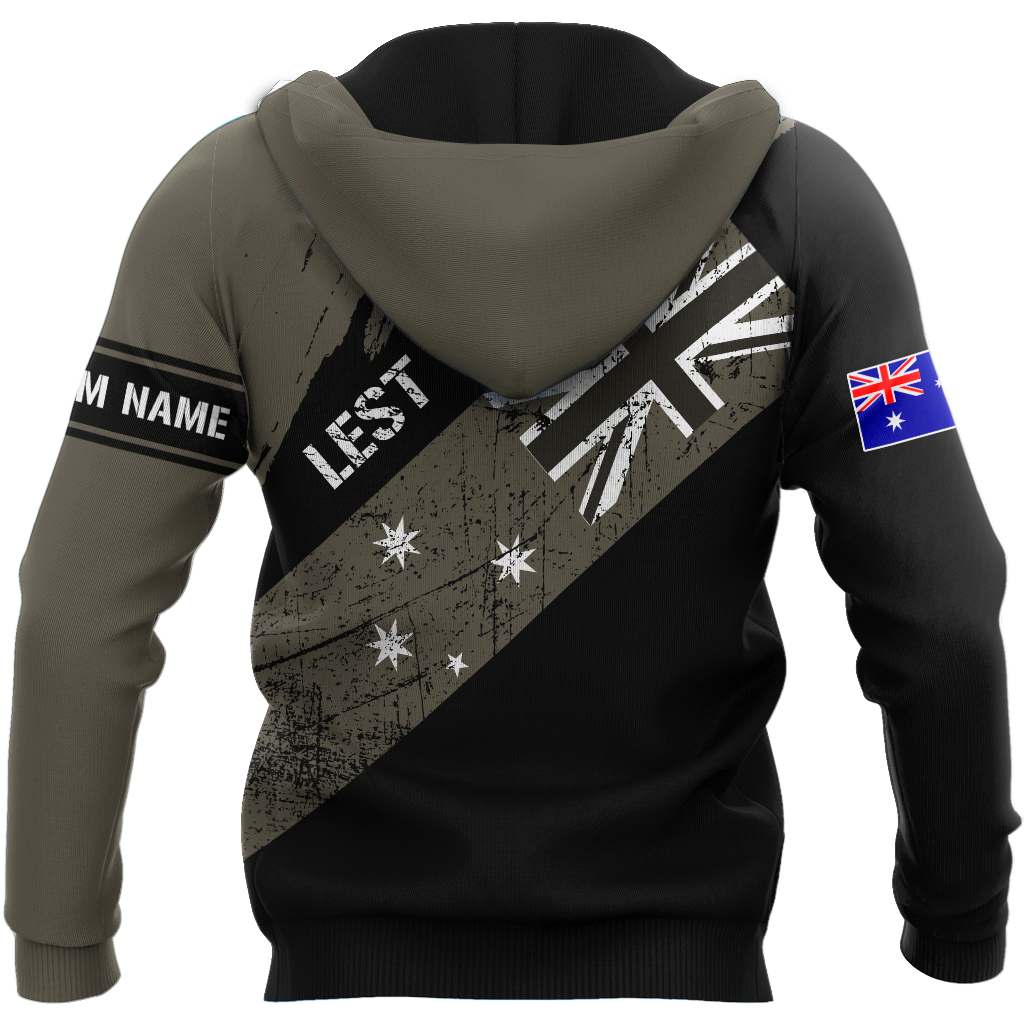 Personalized Australian Veteran 3D Printed Unisex Shirts TN