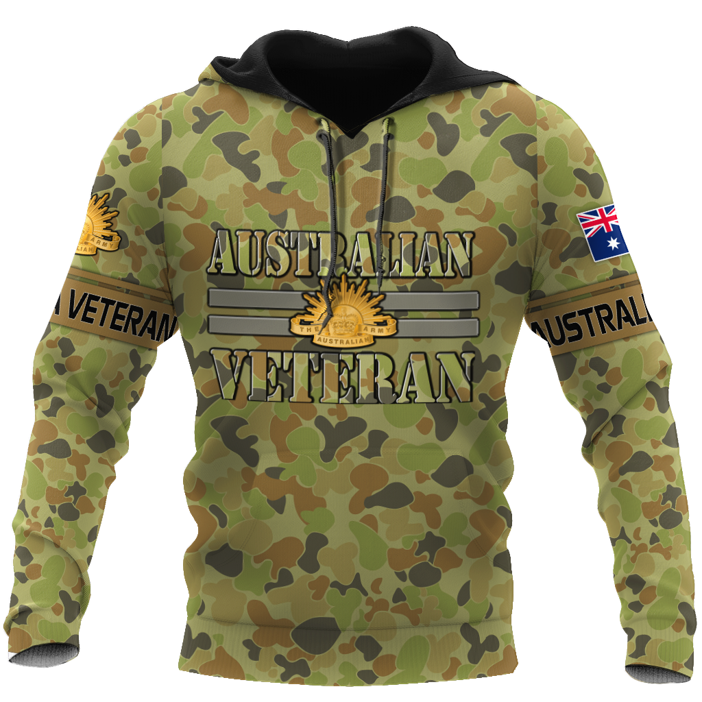 Australian Veteran 3D Printed Unisex Shirts TN