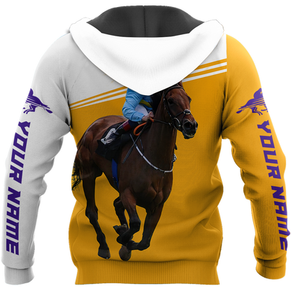 Personalized Horse Racing 3D All Over Printed Unisex Shirts