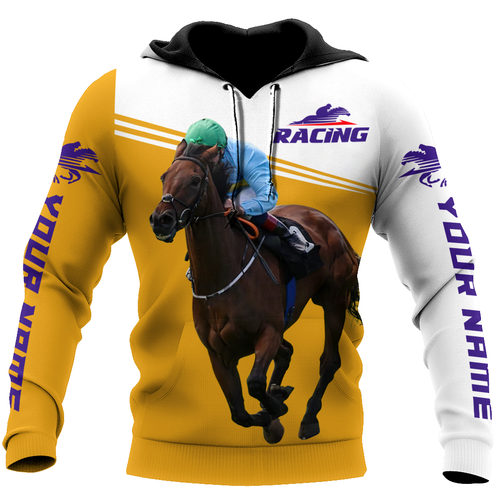 Personalized Horse Racing 3D All Over Printed Unisex Shirts