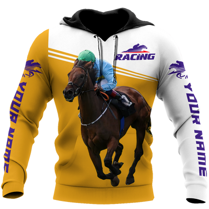 Personalized Horse Racing 3D All Over Printed Unisex Shirts