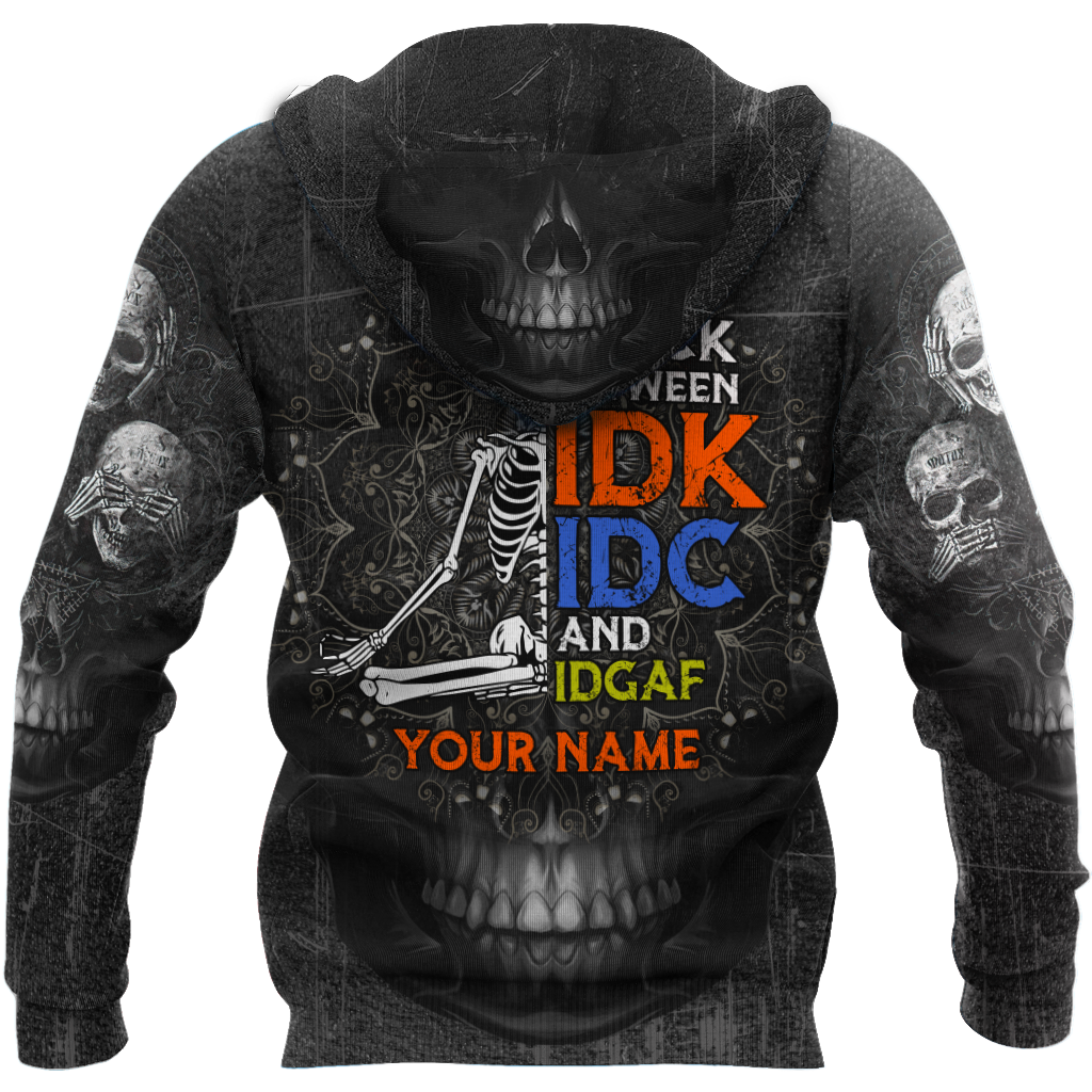 Customize Name Stuck Skull Hoodie For Men And Women TNA23032103