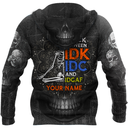 Customize Name Stuck Skull Hoodie For Men And Women TNA23032103