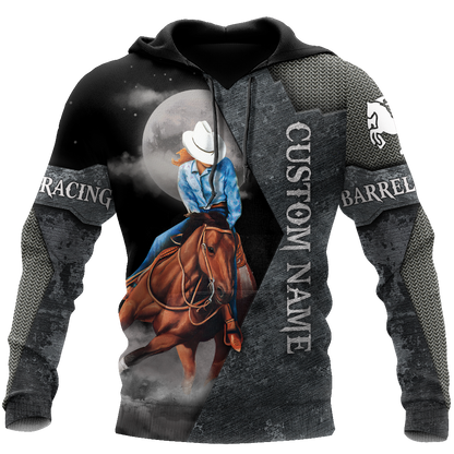 Personalized Barrel Racing 3D All Over Printed Unisex Shirts
