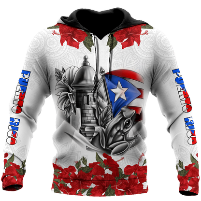 Maga Flower Puerto Rico Hoodie For Men And Women MH24022104