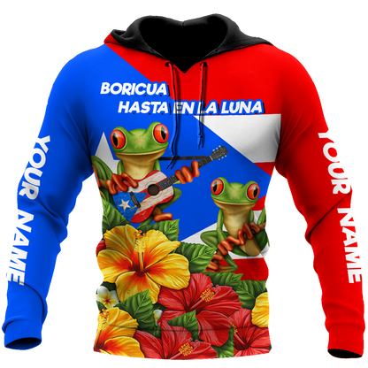 Customize Name Puerto Rico Hoodie For Men And Women MH24032101.S1