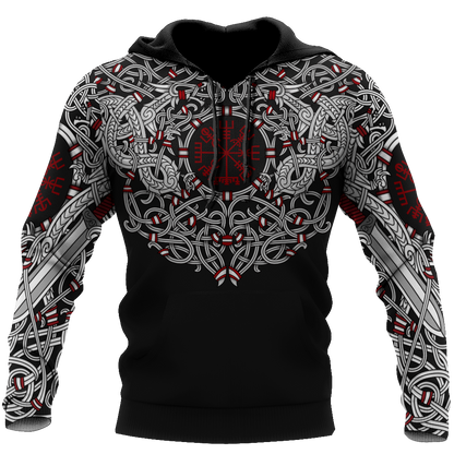 Premium 3D Printed Celtic Tatoo Shirts MEI