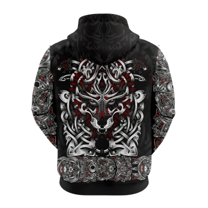 Wolf Viking 3D All Over Printed Unisex Shirt