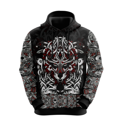 Wolf Viking 3D All Over Printed Unisex Shirt