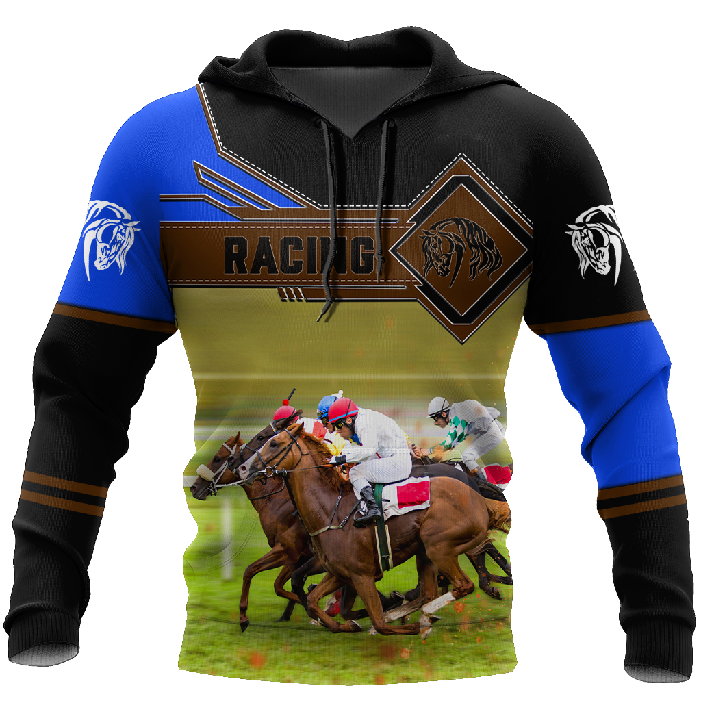 Horse Racing 3D All Over Printed Unisex Shirts