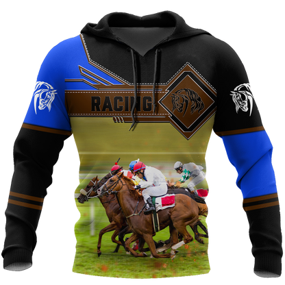 Horse Racing 3D All Over Printed Unisex Shirts